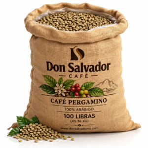 Don Salvador Café: Café en pergamino natural – 1 quintal (100 lb)