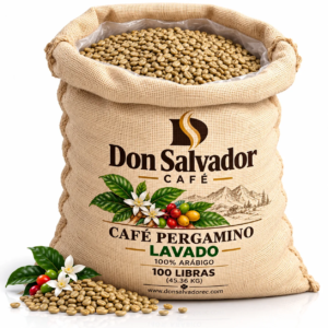 Don Salvador Café: Café en pergamino lavado – 1 quintal (100 lb)